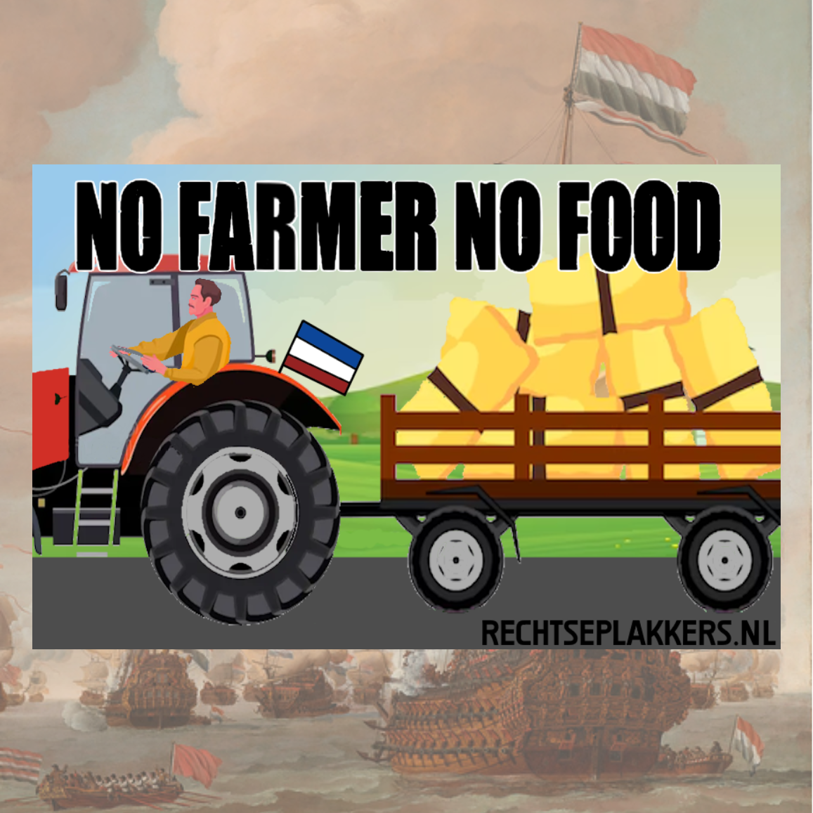 “NO FARMER NO FOOD” Sticker