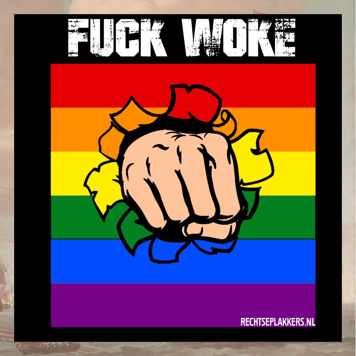 “Fuck Woke” Sticker