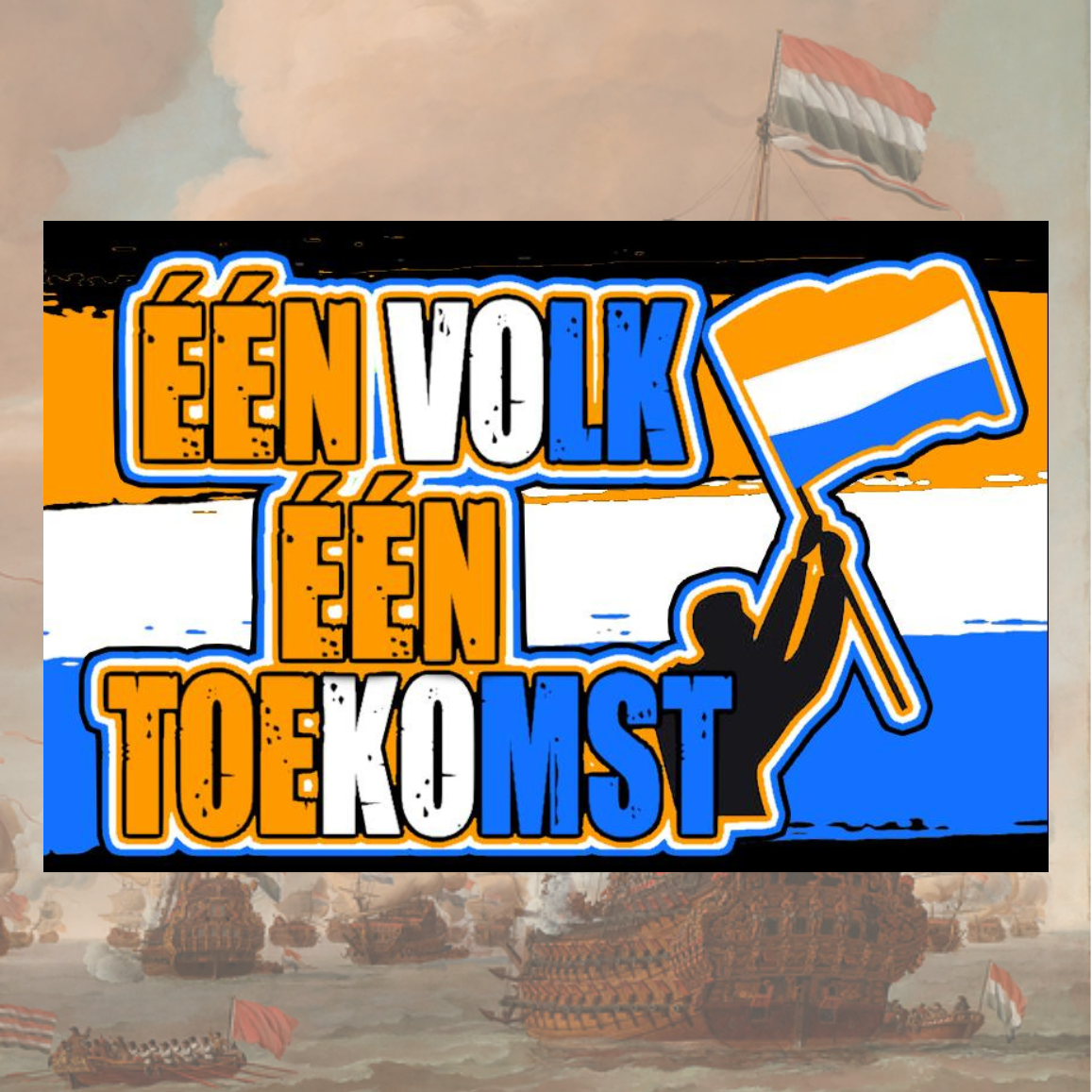 “Eén volk, één toekomst” Sticker