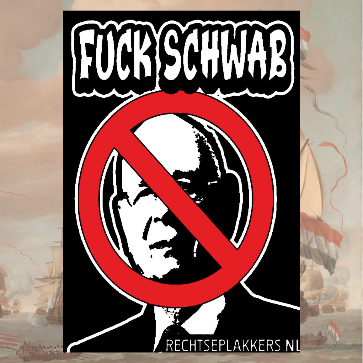 “Fuck Schwab” Sticker