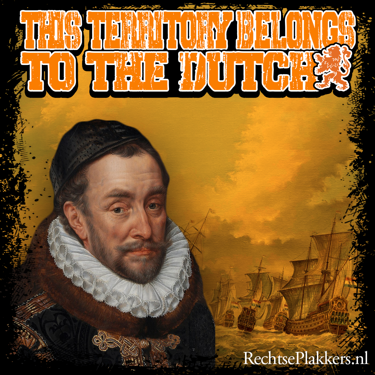 ''This Territory Belongs To The Dutch'' Sticker